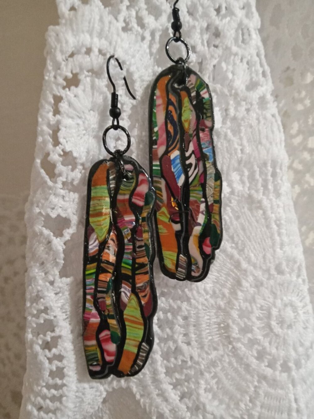 LONG STROPPEL EARRINGS